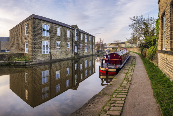 Serene waters of Skipton Canal Picture Board by Tim Hill