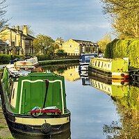 Buy canvas prints of Serenity on the Skipton Canal by Tim Hill