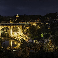 Buy canvas prints of Train over Knaresborough Viaduct by Tim Hill