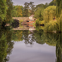 Buy canvas prints of Knaresborough Reflections North Yorkshire by Tim Hill