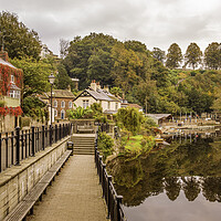 Buy canvas prints of Knaresborough Waterfront North Yorkshire by Tim Hill
