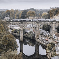Buy canvas prints of Train Over Knaresborough Viaduct by Tim Hill