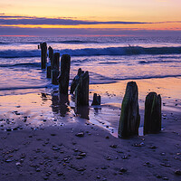 Buy canvas prints of Sandsend Sunrise North Yorkshire by Tim Hill
