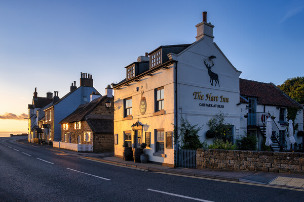 The Hart Inn, Sandsend, North Yorkshire Picture Board by Tim Hill