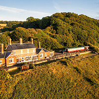 Buy canvas prints of Sandsend Railway North Yorkshire by Tim Hill