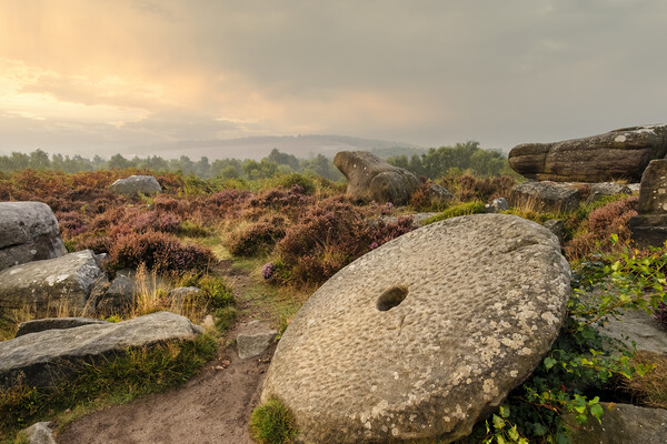 Surprise View Millstone Peak District Picture Board by Tim Hill