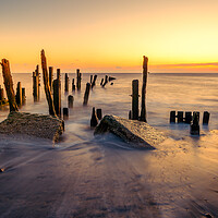 Buy canvas prints of Spurn Point Sunrise by Tim Hill