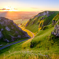 Buy canvas prints of Majestic Sunrise over Winnats Pass by Tim Hill