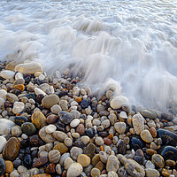 Buy canvas prints of Beach Pebbles Flamborough Head by Tim Hill