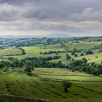 Buy canvas prints of Malham Panoramic Yorkshire Dales by Tim Hill