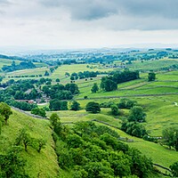 Buy canvas prints of Majestic Yorkshire Dales Panorama by Tim Hill