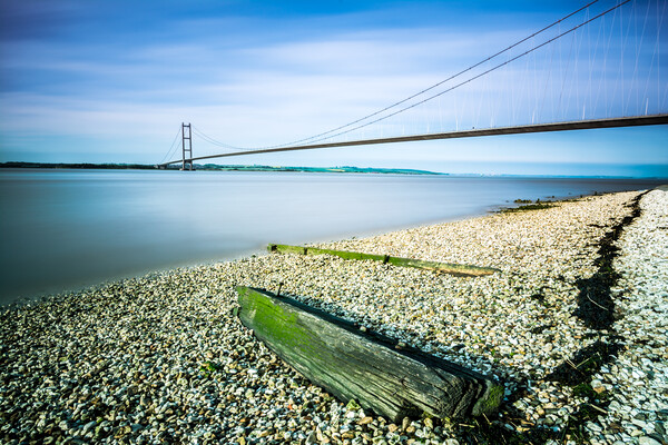Humber Bridge Long Exposure Picture Board by Tim Hill