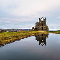 Buy canvas prints of Whitby Abbey Reflections by Tim Hill