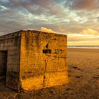 Buy canvas prints of WW2 Pillbox Filey Beach by Tim Hill