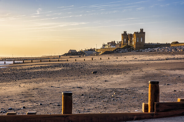 Serene Sunrise on Withernsea Coast Picture Board by Tim Hill