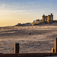 Buy canvas prints of Serene Sunrise on Withernsea Coast by Tim Hill