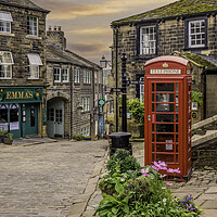 Buy canvas prints of Crimson Icon of Bronte Country by Tim Hill
