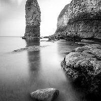 Buy canvas prints of Majestic Chalk Sea Stack by Tim Hill