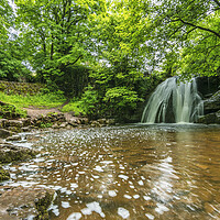 Buy canvas prints of Janets Foss Waterfall Malham by Tim Hill