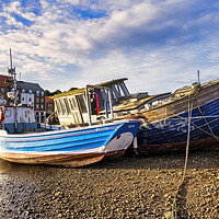 Buy canvas prints of Whitby River Esk Abandoned Wooden Boat by Tim Hill