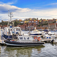 Buy canvas prints of River Esk Yachting Marina to Whitby Abbey by Tim Hill