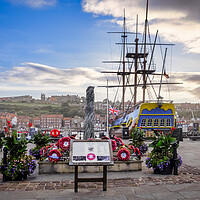 Buy canvas prints of HMS Endeavour Whitby by Tim Hill