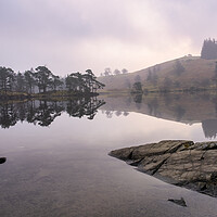 Buy canvas prints of Daybreak at Tarn Hows by Tim Hill