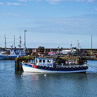 Buy canvas prints of Bridlington Harbour Fishing Boat by Tim Hill