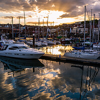 Buy canvas prints of Serene Beauty of Scarborough Sunset by Tim Hill