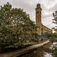 Buy canvas prints of Salts Mill Saltaire by Tim Hill