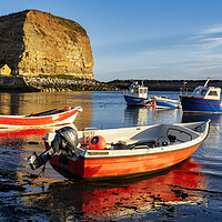 Buy canvas prints of Serenity in Staithes by Tim Hill