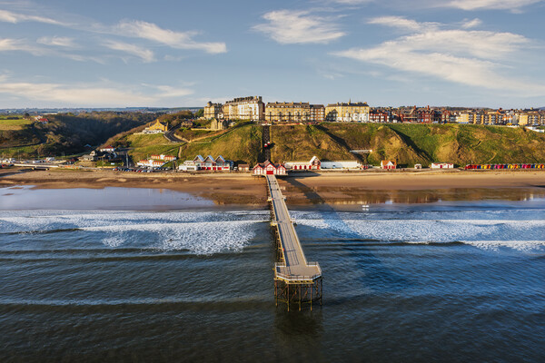 Saltburn by the sea, Yorkshire coast Picture Board by Tim Hill