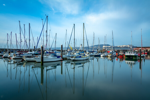 Scarborough Yachting Marina Picture Board by Tim Hill