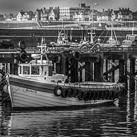 Buy canvas prints of bridlington Black and White by Tim Hill