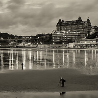 Buy canvas prints of Golden Hour on Scarborough Beach by Tim Hill