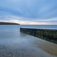 Buy canvas prints of Filey Boat Ramp meets Filey Brigg by Tim Hill