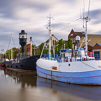 Buy canvas prints of Spurn Lightship Hull Marina by Tim Hill