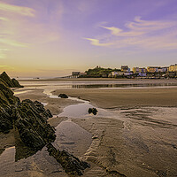 Buy canvas prints of Tenby North Beach by Tim Hill