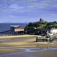Buy canvas prints of Beachlife Tenby by Tim Hill