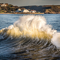 Buy canvas prints of Scarborough Wave by Tim Hill