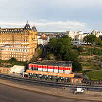 Buy canvas prints of Scarborough Seafront Panoramic by Tim Hill
