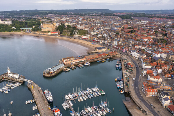 Scarborough from Above Picture Board by Tim Hill