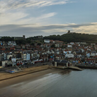 Buy canvas prints of Scarborough Panoramic by Tim Hill