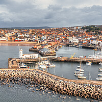 Buy canvas prints of Captivating View of Scarboroughs Maritime Beauty by Tim Hill