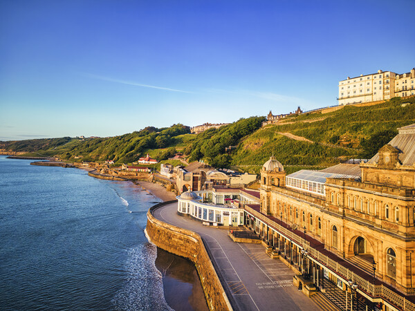 The Enchanting Scarborough Bandstand Picture Board by Tim Hill