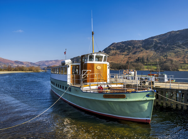 Ullswater Steamers Lady Wakefield Picture Board by Tim Hill