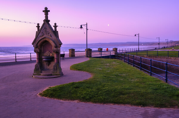 Filey Victorian Drinking Fountain Picture Board by Tim Hill