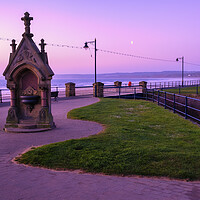 Buy canvas prints of  Filey Victorian Drinking Fountain by Tim Hill