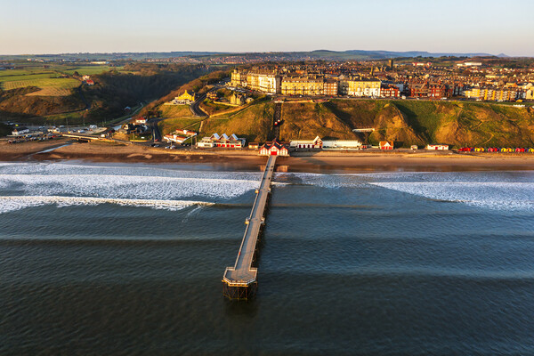 Saltburn from above Picture Board by Tim Hill