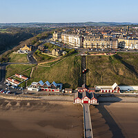 Buy canvas prints of Saltburn from Above by Tim Hill